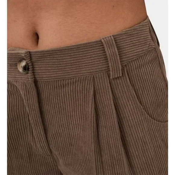 Halara Corduroy Casual Pants Cocoa Brown Size S - Picture 6 of 13